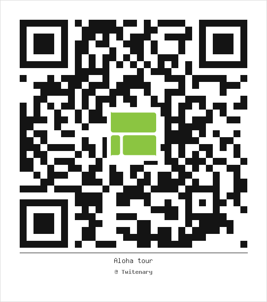 QR Code for Aloha tour