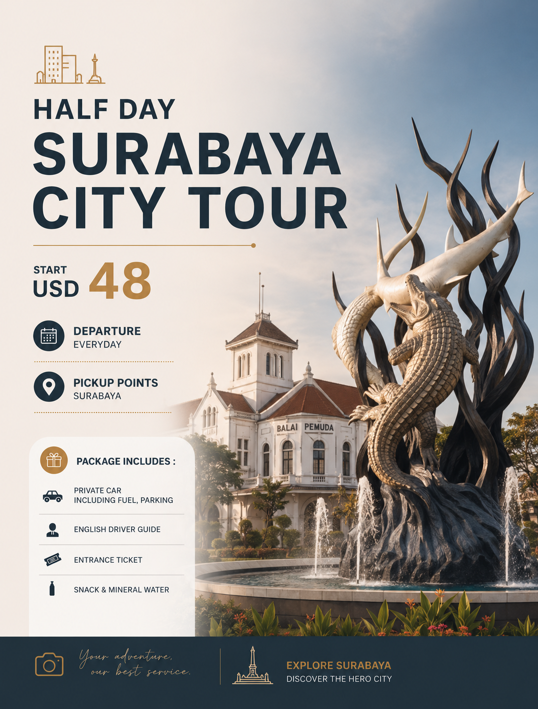 SURABAYA HALF DAY CITY TOUR